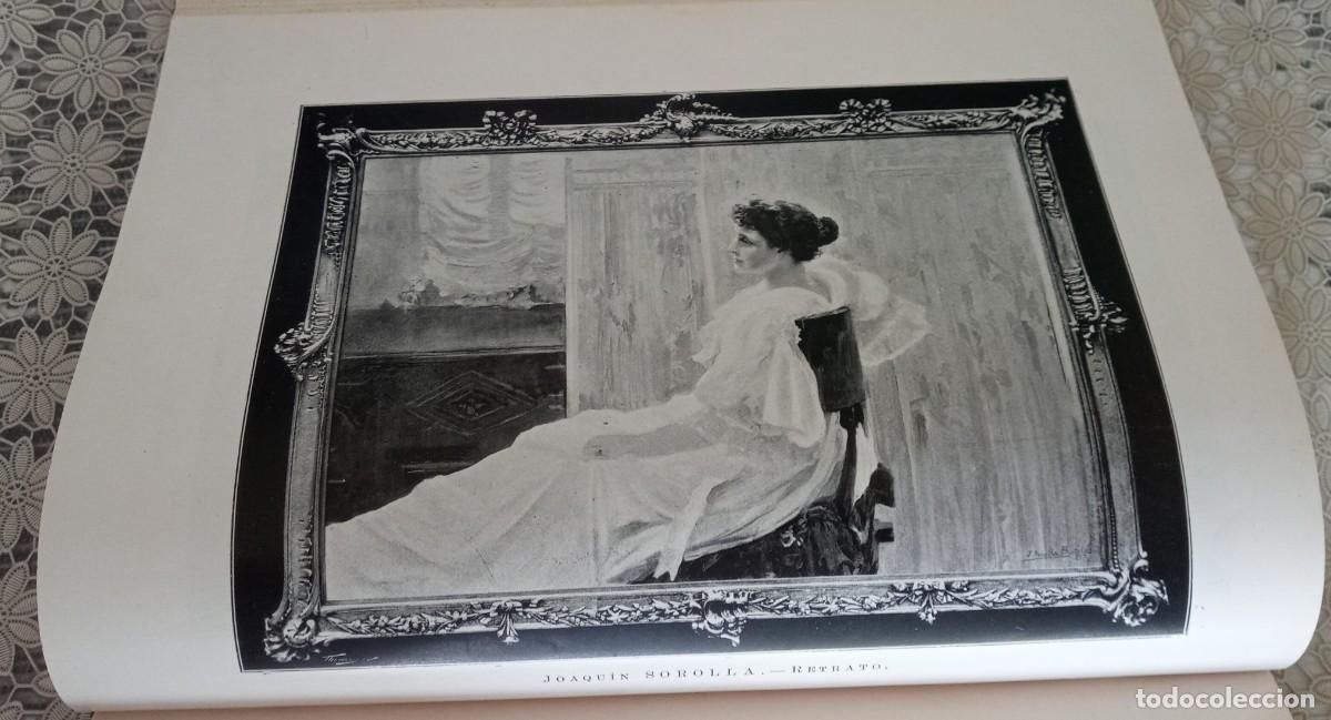 Arte: LIbro de La Exposici&oacute;n Nacional de Bellas Artes de 1897 ilustrado varias im&aacute;genes de Joaqu&iacute;n Sorolla