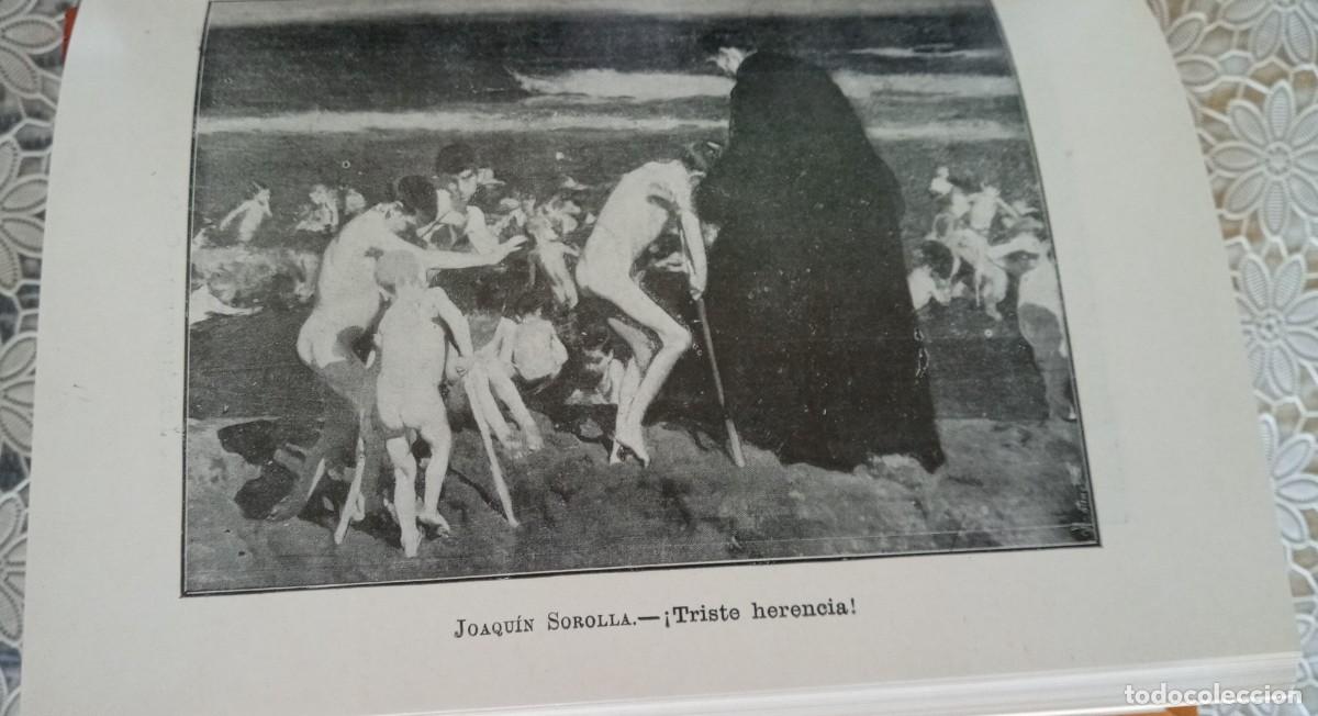 Arte: Cat&aacute;logo oficial exposici&oacute;n bellas artes 1901 Picasso y Joaqu&iacute;n Sorolla obra Triste herencia
