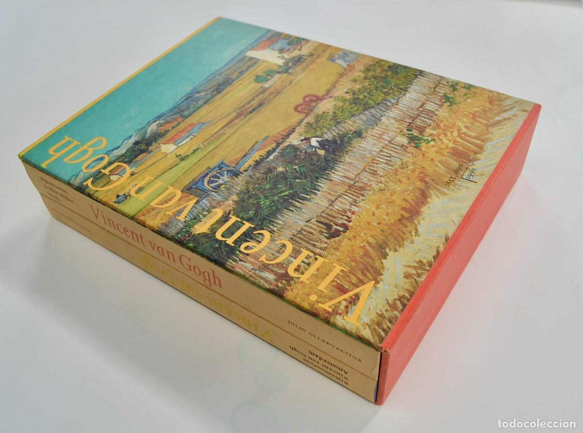 Arte: Vincent van Gogh. 1853-1890. Estuche con dos cat&aacute;logos. Pinturas / Dibujos. Julio Ollero Ed. 1990
