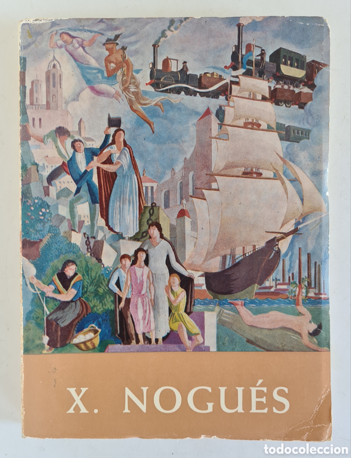 Arte: Xavier Nogu&eacute;s Cat&aacute;logo Exposici&oacute;n Barcelona 1873-1941 - Pintura Dibujo Grabado Cer&aacute;mica Vidrio