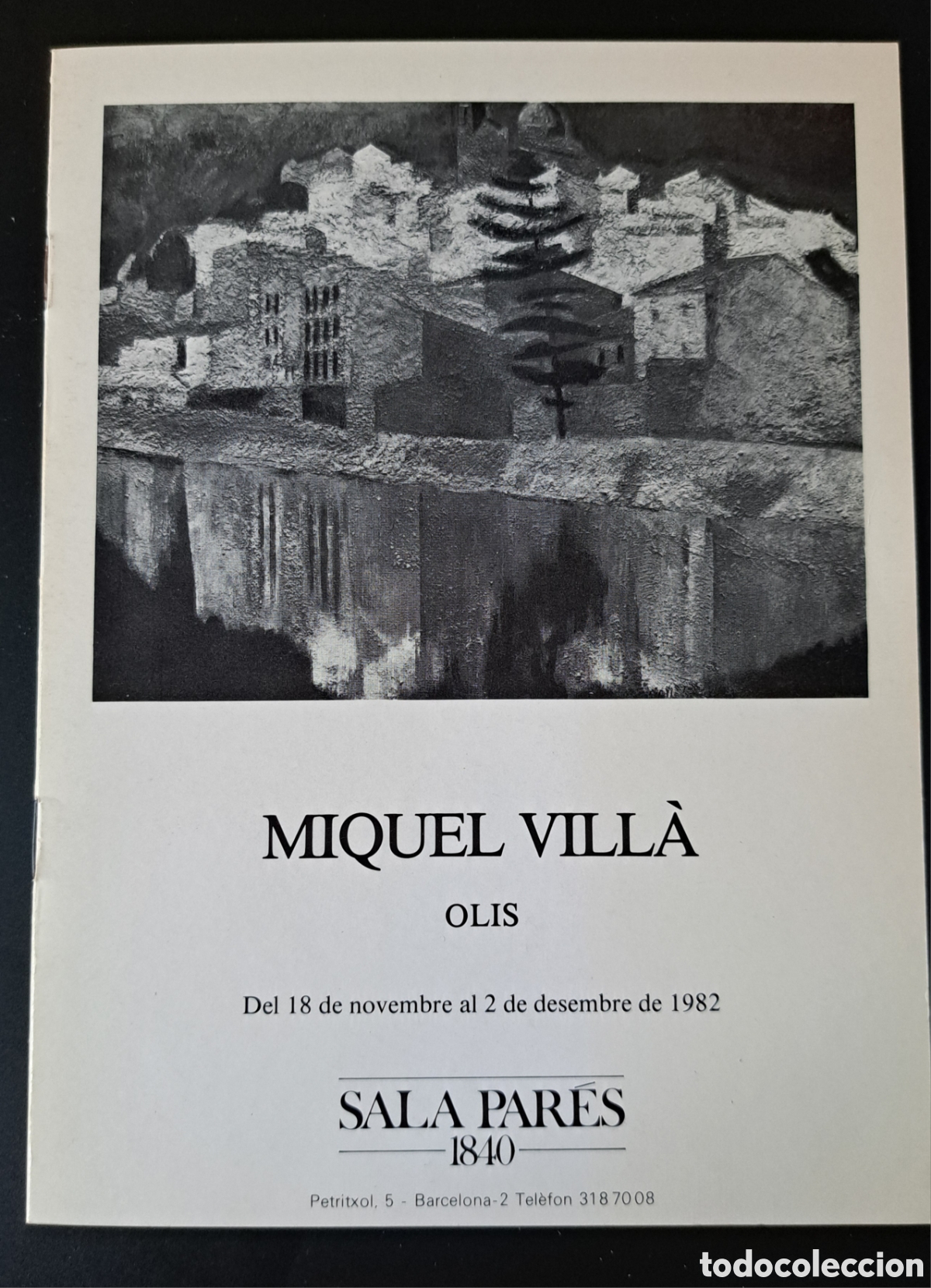 Arte: Cat&aacute;logo Miquel Vill&agrave; - Sala Par&eacute;s 1982