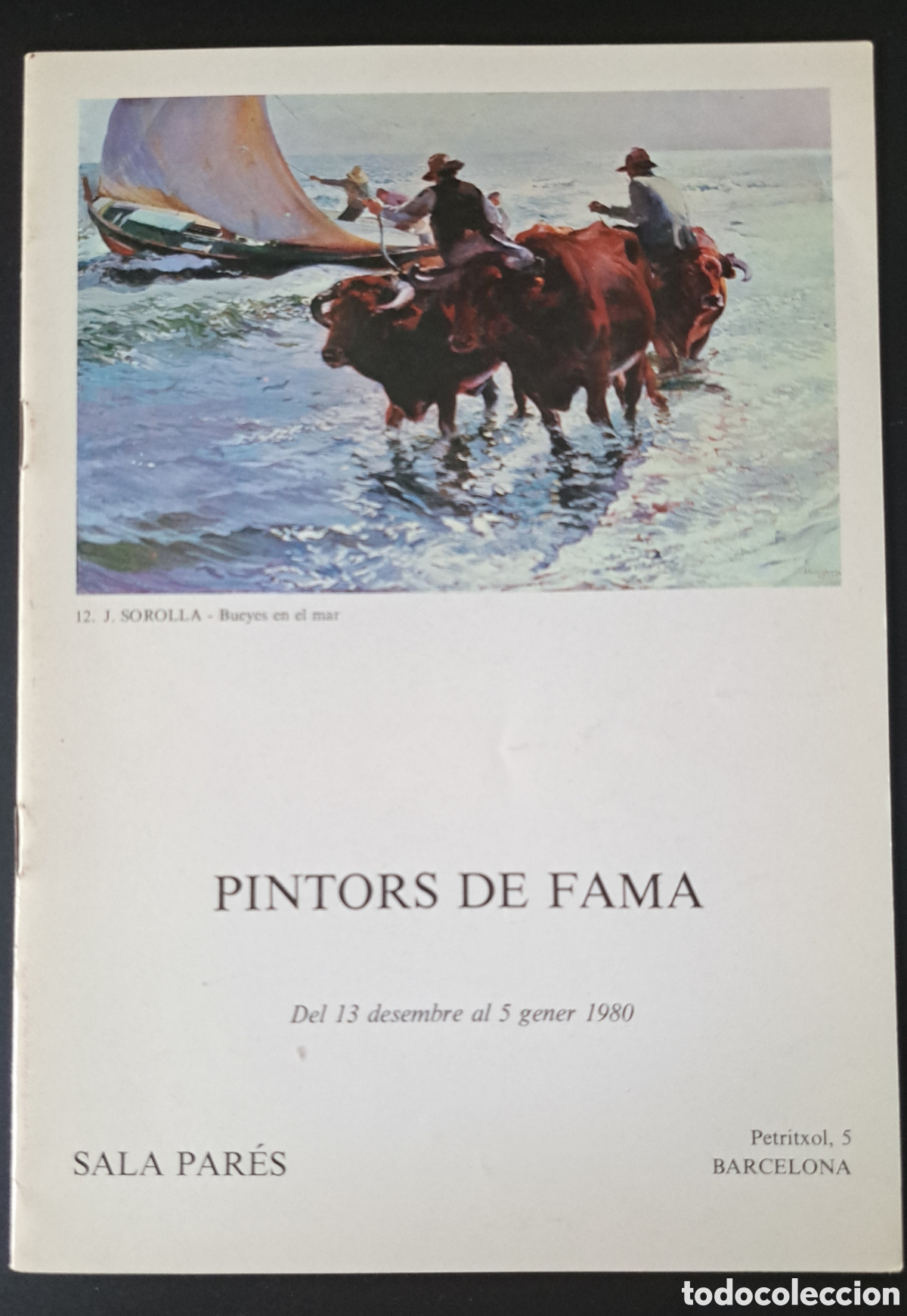 Arte: Cat&aacute;logo Pintors de Fama - Sala Par&eacute;s 1980
