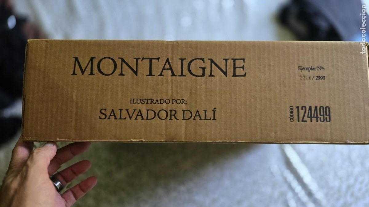 Arte: LOS ENSAYO DE MONTAIGNE EDICION LIMITADA ILUSTRADA POR SALVADOR DALI EJEMPLAR 2201