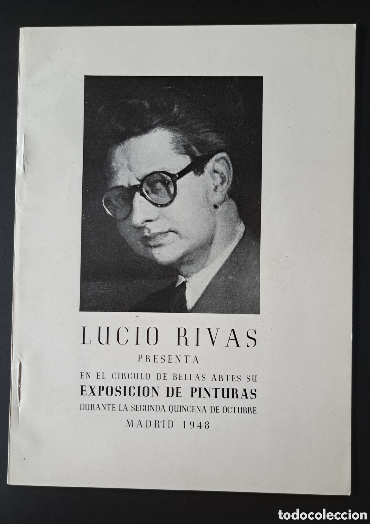 Arte: Cat&aacute;logo Lucio Rivas - C&iacute;rculo de Bellas Artes (Madrid) 1948