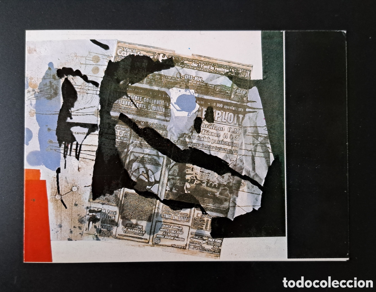 Arte: Peque&ntilde;o cat&aacute;logo D&iacute;ptico de Antoni Clav&eacute; - Galer&iacute;a Gavar (Madrid) 1985