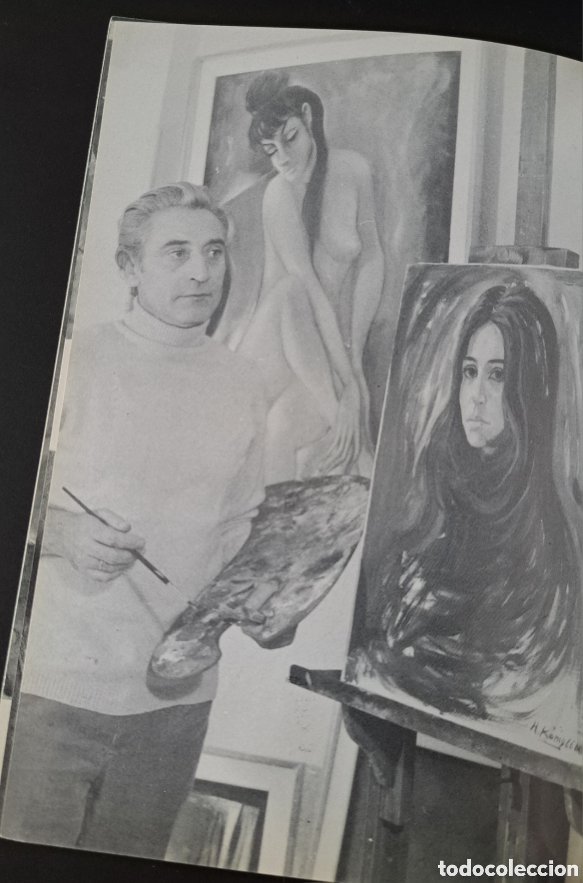 Arte: Cat&aacute;logo de Hermann K&ouml;nig - Galer&iacute;a Rottenburg (Madrid) 1974