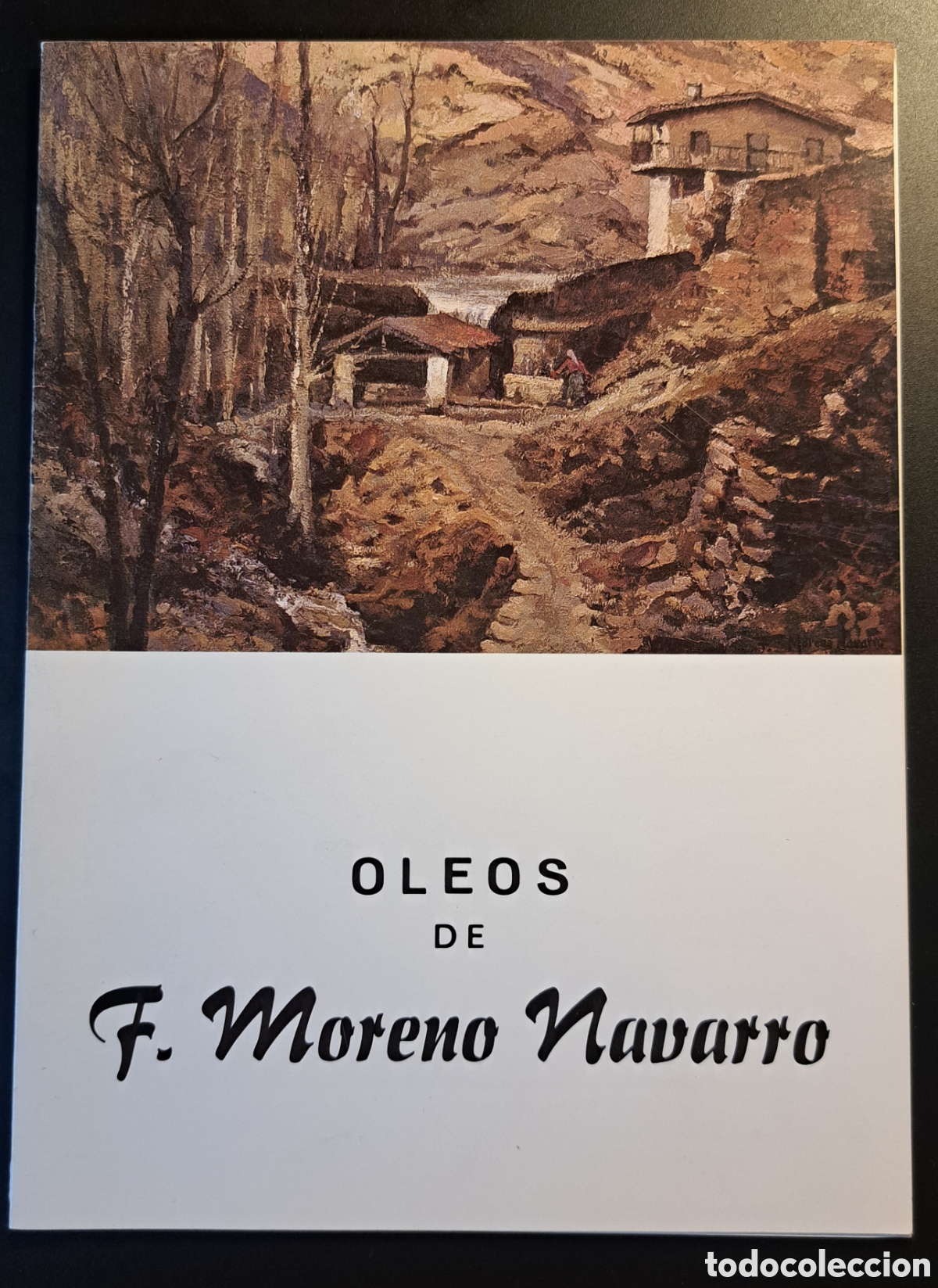 Arte: Cat&aacute;logo D&iacute;ptico de F. Moreno Navarro - Galer&iacute;a Mayte Mu&ntilde;oz (Madrid) 1989