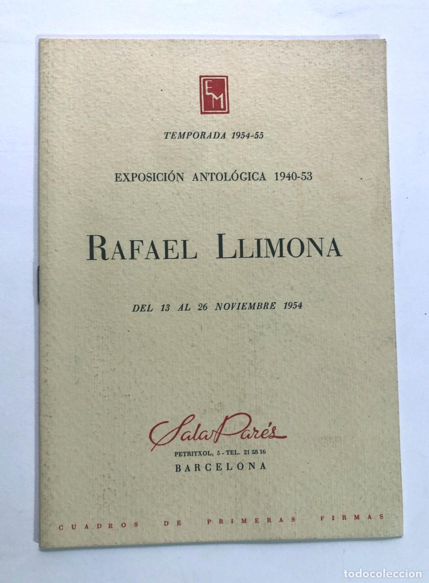 Arte: RAFAEL LLIMONA / EXPOSICI&Oacute;N ANTOL&Oacute;GICA 1940-53 / SALA PAR&Eacute;S - BARCELONA 1954