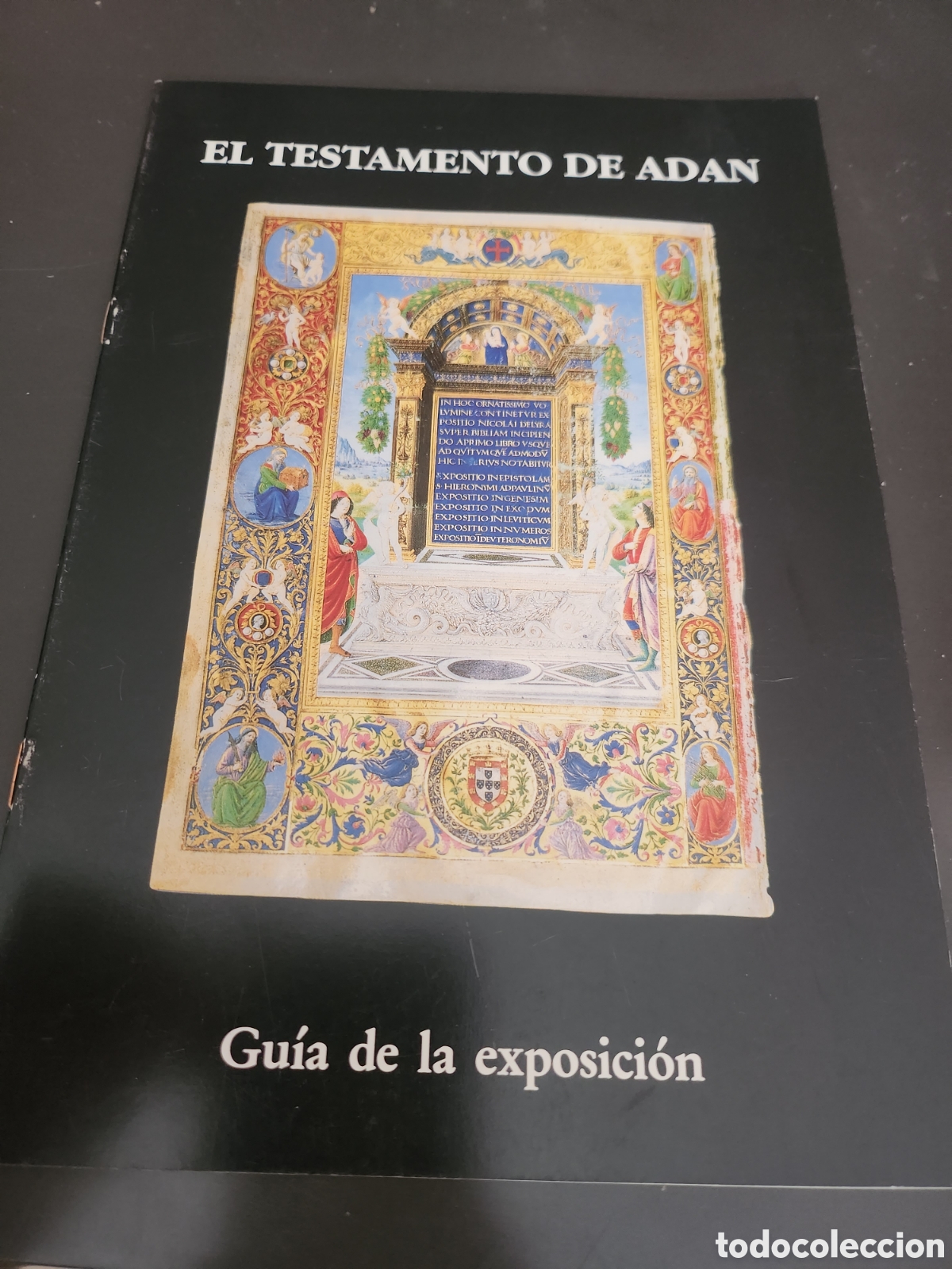 Arte: EL TESTAMENTO DE AD&Aacute;N. GU&Iacute;A DE LA EXPOSICI&Oacute;N. 1994. ILUSTRADO. 11 P&Aacute;GINAS