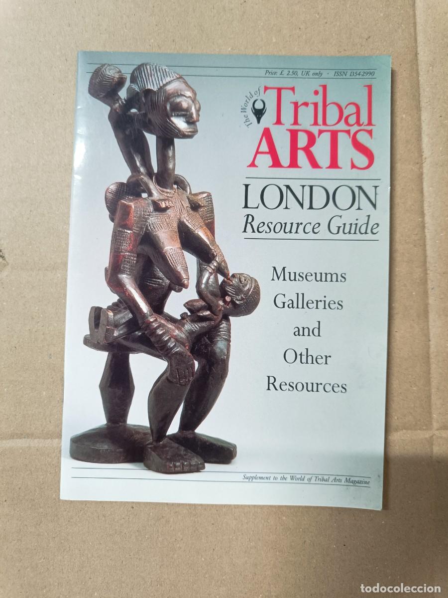 Arte: ANTIGUO LIBRO CATALOGO DE ARTE TRIBAL ARTS LONDON RESOURCE GUIDE, MUSEOS Y GALERIAS LONDRES -P28