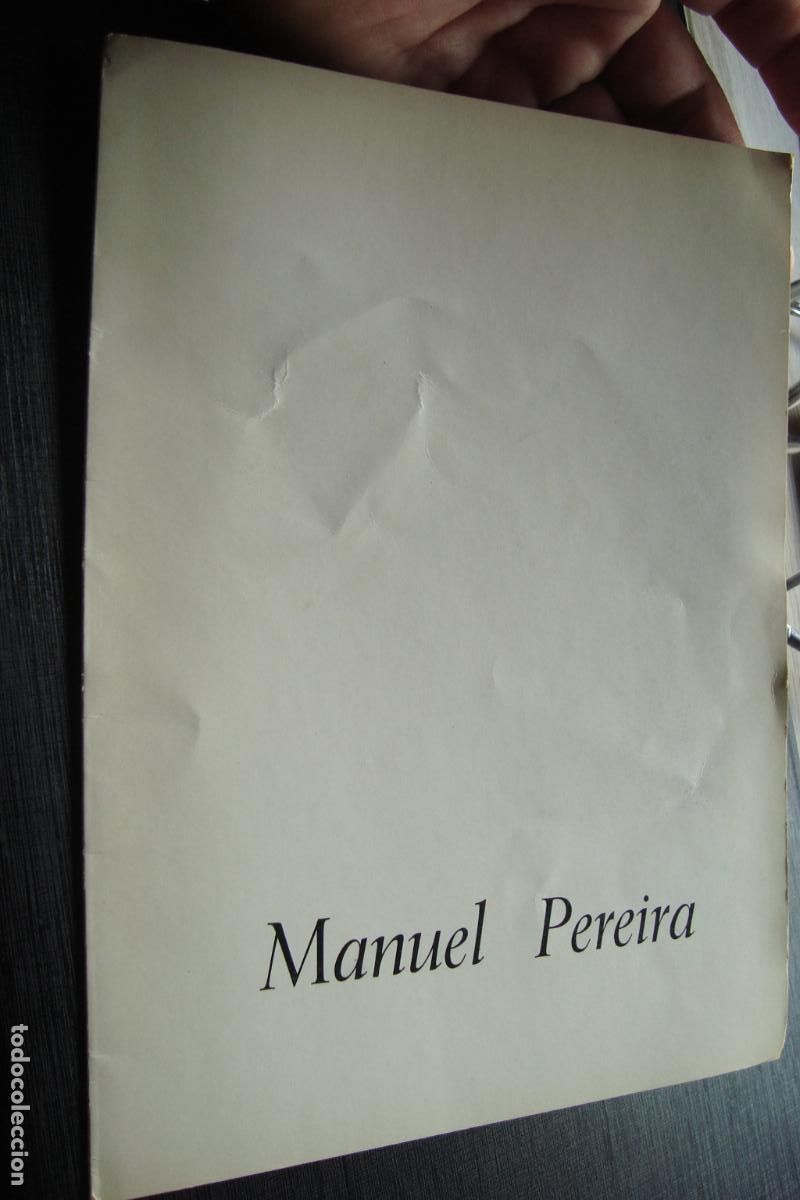 Arte: ANTIGUO DIPTICO EXPOSICION MANUEL PEREIRA. SALA ARTE MURILLO SEVILLA 1980.