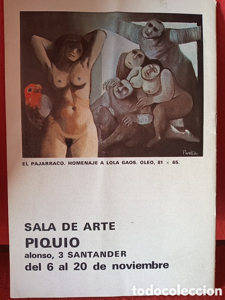 Arte: PERELL&Oacute;N CELEDONIO FOLLETO DE EXPOSICI&Oacute;N