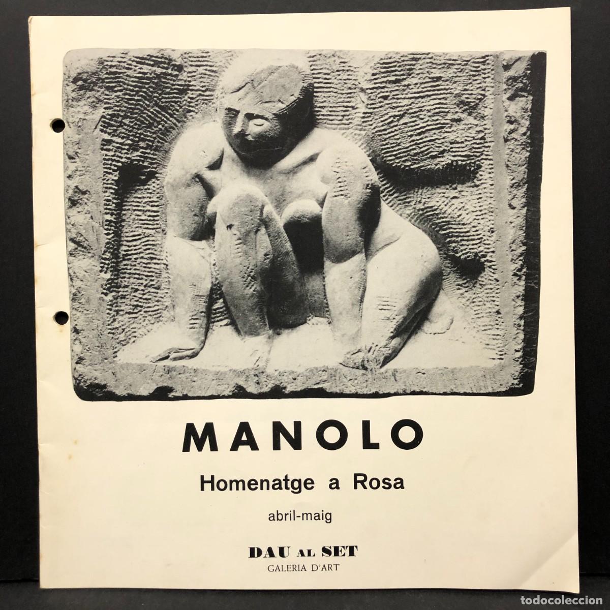 Arte: MANOLO HUGH&Eacute; - HOMENATGE A ROSA - DAU AL SET GALERIA D'ART - 1980 - CAT&Agrave;LEG D'ART / 6377