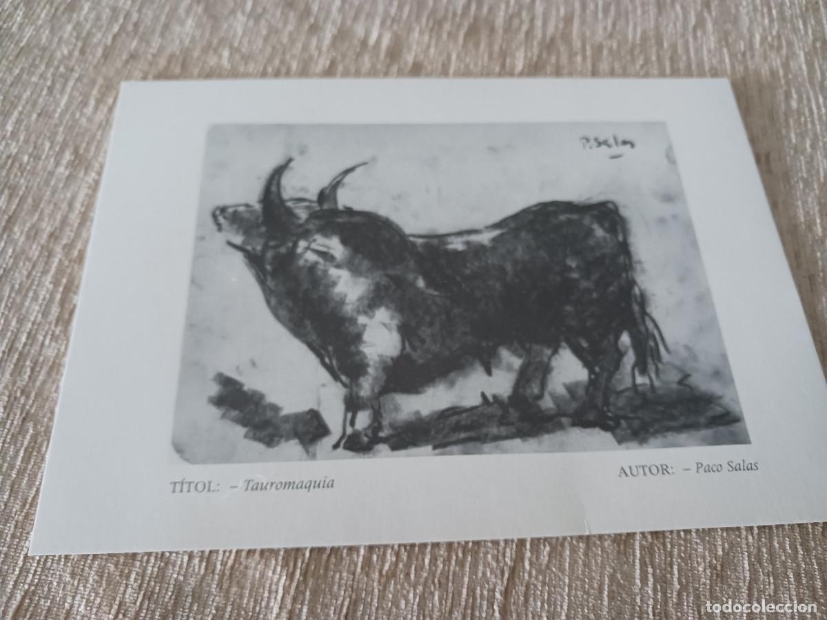 Arte: lamina DE PACO SALAS. tauromaquia,GALER&Iacute;A DE ARTE MAP, BARCELONA