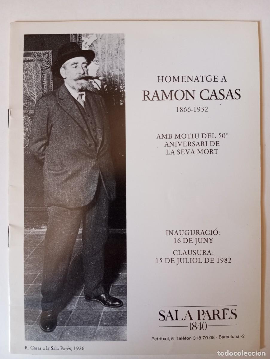 Arte: Cat&aacute;logo homenaje a Ram&oacute;n Casas