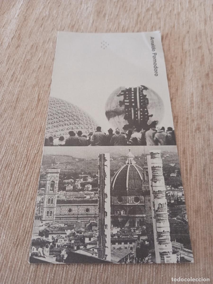 Arte: diptico, invitacio, Arnaldo Pomodoro. Casal Balaguer, Circulo de Bellas Artes.Govern Balear. 1999