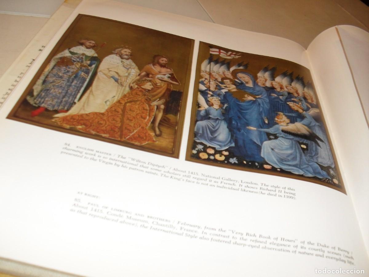 Arte: BELLA LAMINA:EL DIPTICO WALTON,ALREDEDOR DE 1415,DEL LIBRO PICTURE HISTORY OF PAINTING,1963