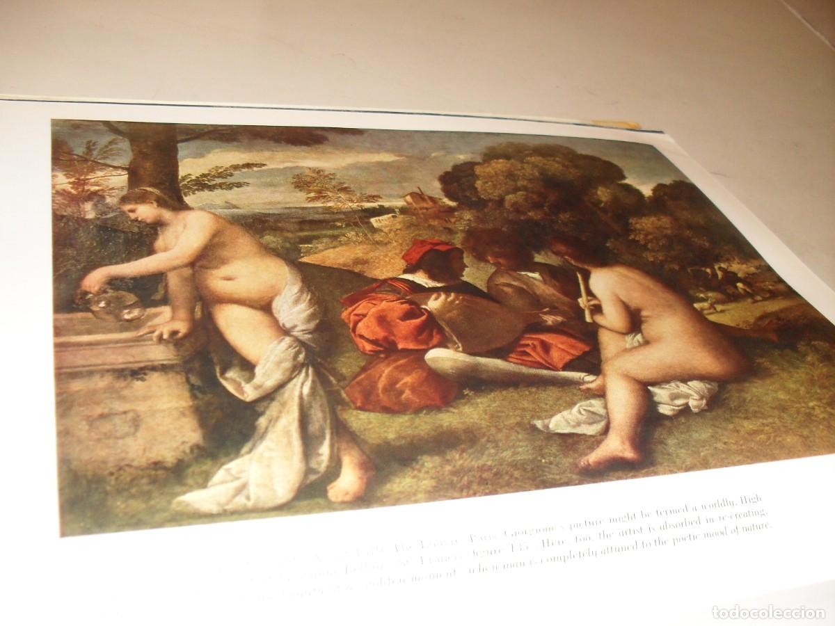 Arte: BELLA LAMINA:THE CONCERT,DE GIORGIONE,HACIA 1510,DEL LIBRO PICTURE HISTORY OF PAINTING,1963