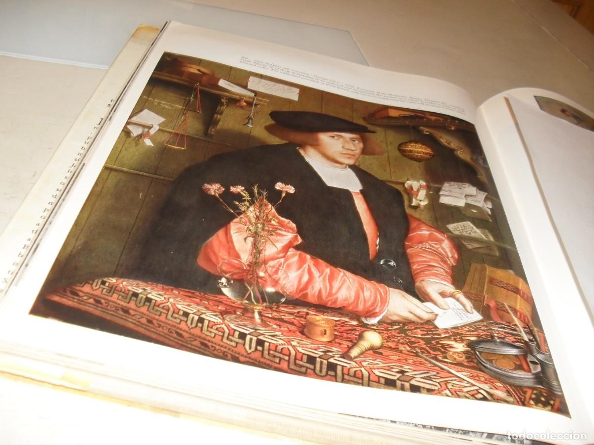 Arte: BELLA LAMINA:GEORGE GISZE,DE HANS HOLBEIN,1532,DEL LIBRO PICTURE HISTORY OF PAINTING,1963