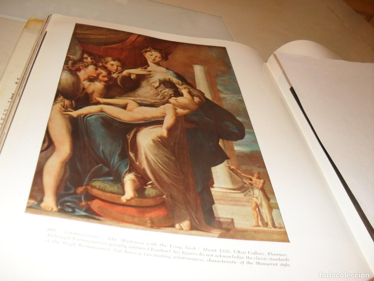Arte: BELLA LAMINA:THE MADONNA WITH THE LONG NECK,DE PARMIGIANO,DEL LIBRO PICTURE HISTORY OF PAINTING,1963