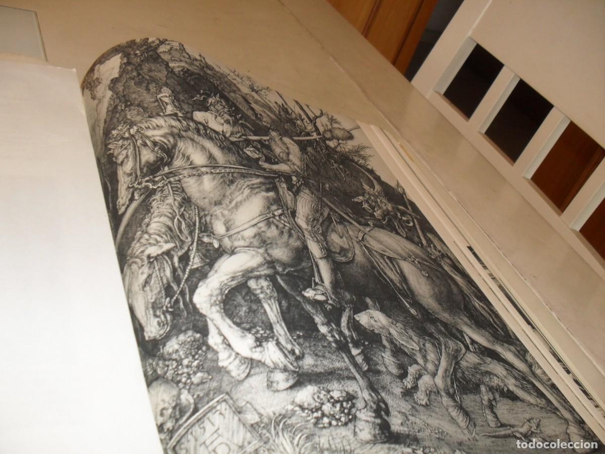 Arte: BELLA LAMINA:EL CABALLERO,LA MUERTEY EL DIABLO,DE A.DURER,DEL LIBRO PICTURE HISTORY OF PAINTING,1963