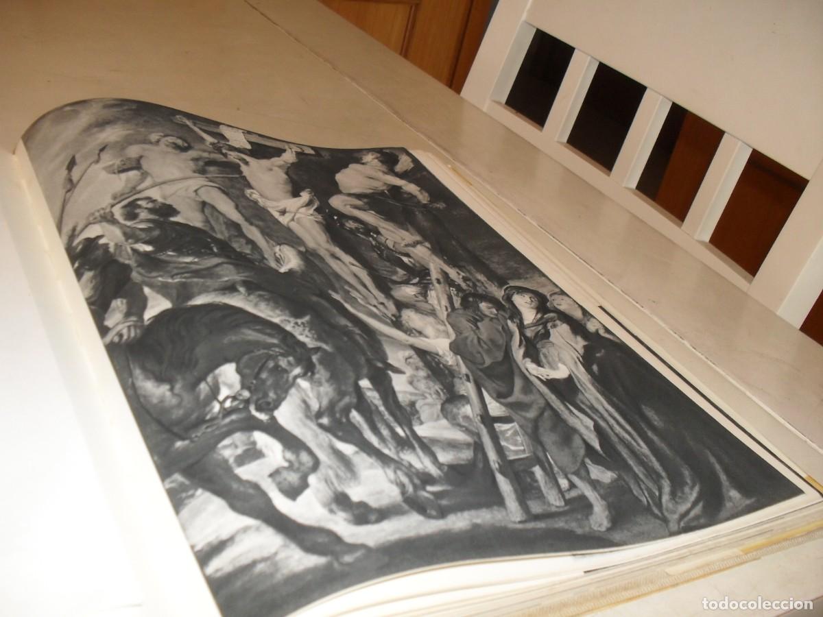 Arte: BELLA LAMINA:CRUCIFIXION ALTAR,DE RUBENS,1620,DEL LIBRO PICTURE HISTORY OF PAINTING,1963