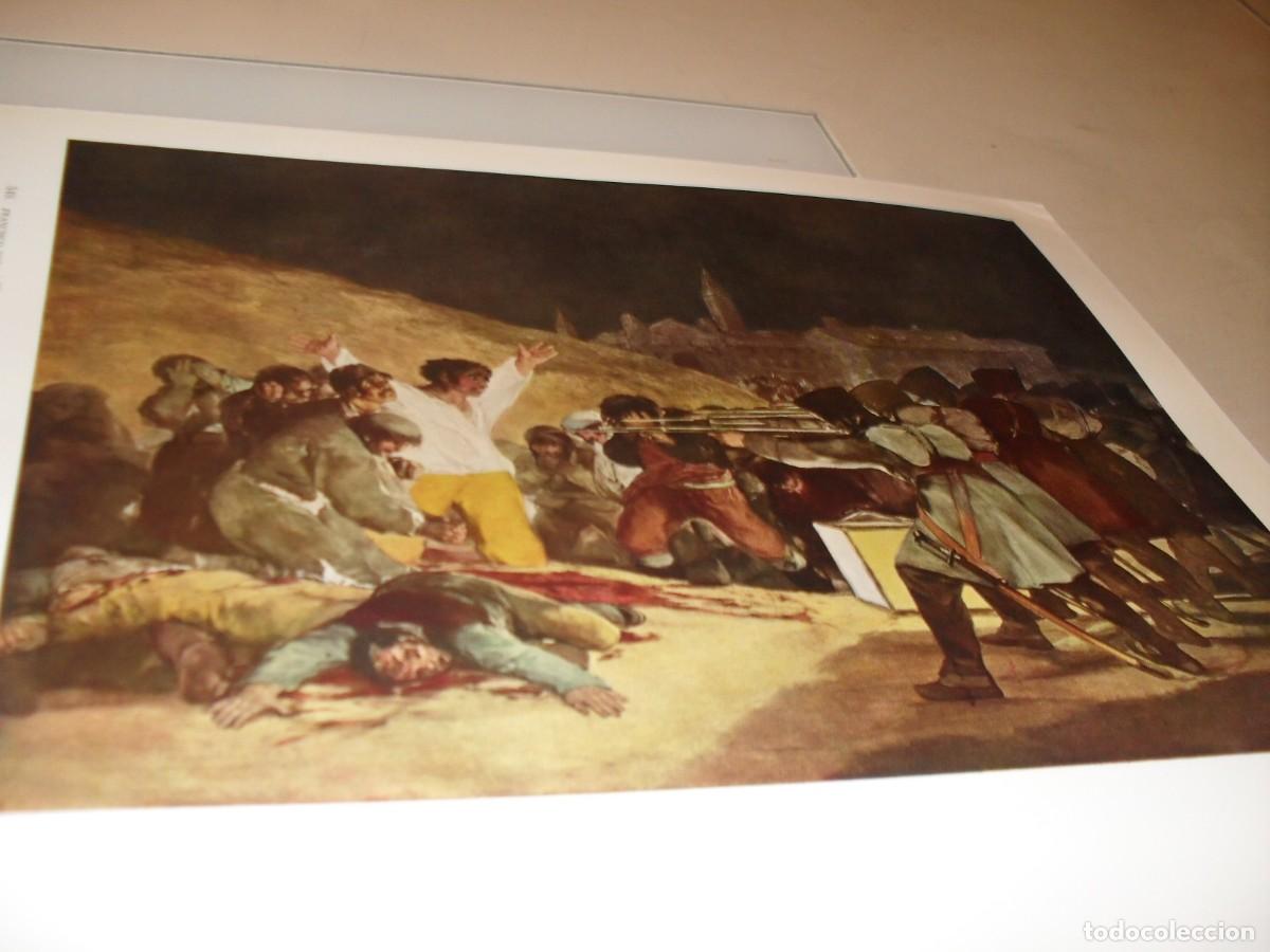 Arte: BELLA LAMINA:LOS FUSILAMIENTOS DE MAYO,DE GOYA,DEL LIBRO PICTURE HISTORY OF PAINTING,1963