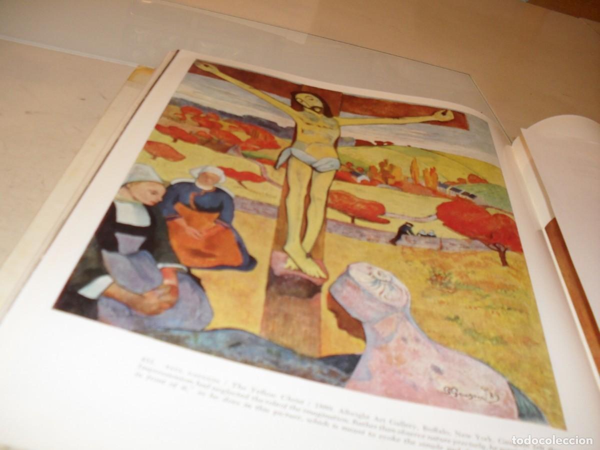 Arte: BELLA LAMINA:EL CRISTO AMARILLO,D EPAUL GAUGIN,1889,DEL LIBRO PICTURE HISTORY OF PAINTING,1963