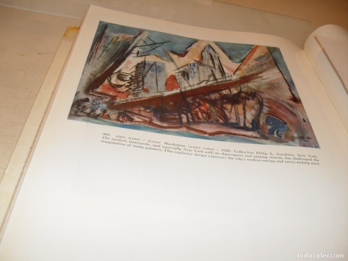 Arte: BELLA LAMINA:LOWER MANHATAN,DE JOHN MARIN,1920DEL LIBRO PICTURE HISTORY OF PAINTING,1963