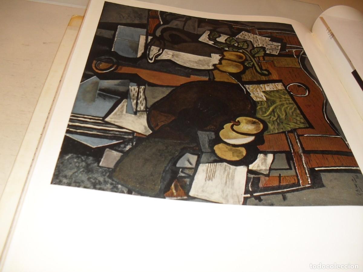 Arte: BELLA LAMINA:GUITARRA Y FRUTA,DE GEORGES BRAQUE,1927,DEL LIBRO PICTURE HISTORY OF PAINTING,1963