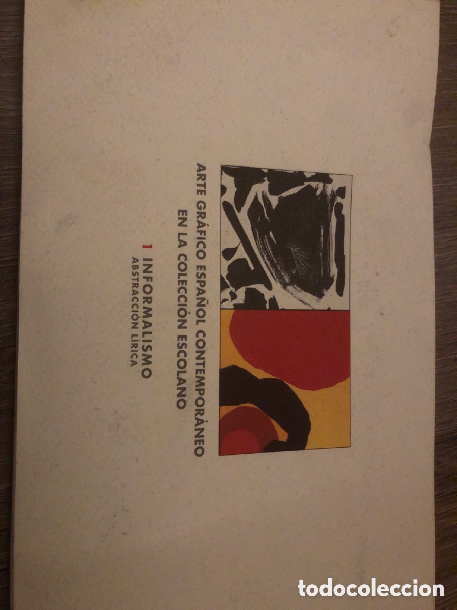 Arte: Folleto /cat&aacute;logo arte gr&aacute;fico espa&ntilde;ol contempor&aacute;neo