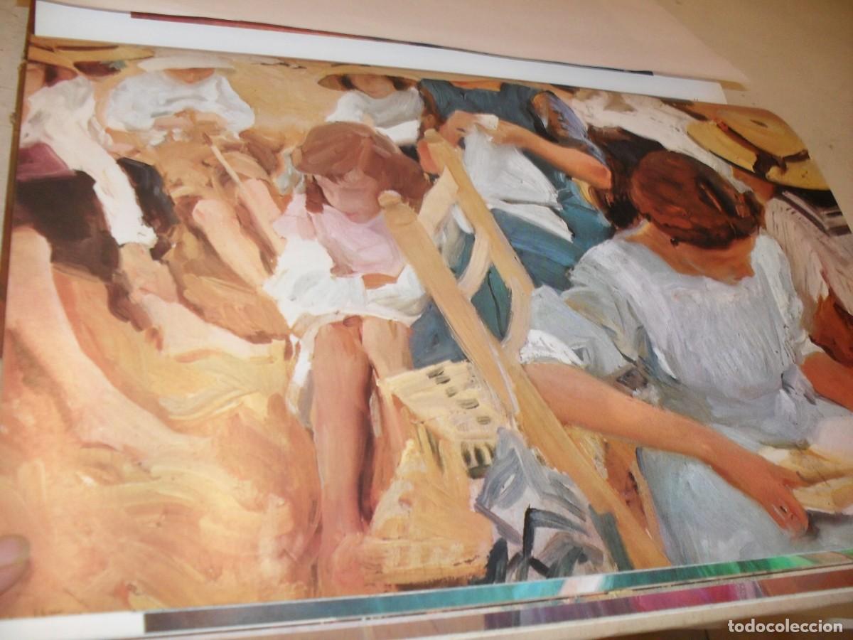 Arte: (REPRODUCCION)BELLA LAMINA SOBRE LA ARENA,PLAYA DE ZARAUZ,SOROLLA.1910.SARPE,1979