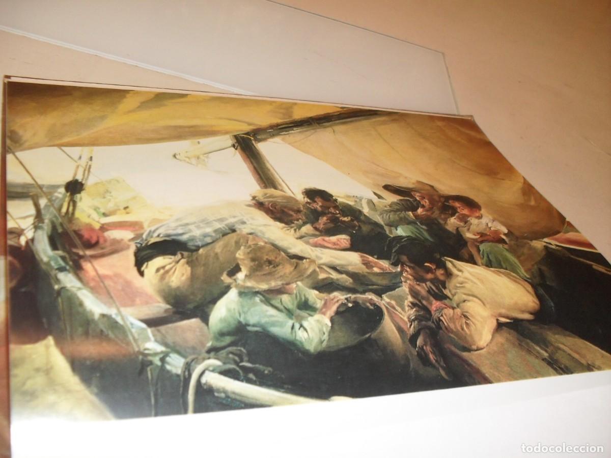 Arte: (REPRODUCCION)BELLA LAMINA,COMIENDO EN LA BARCA ,SOROLLA.1894.SARPE,1979