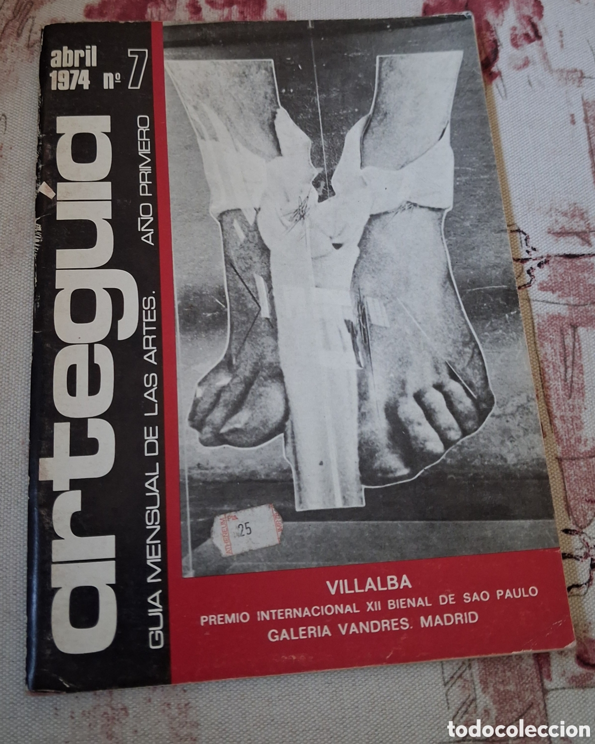 Arte: ARTEGUIA N&deg; 7 ABRIL 1974.