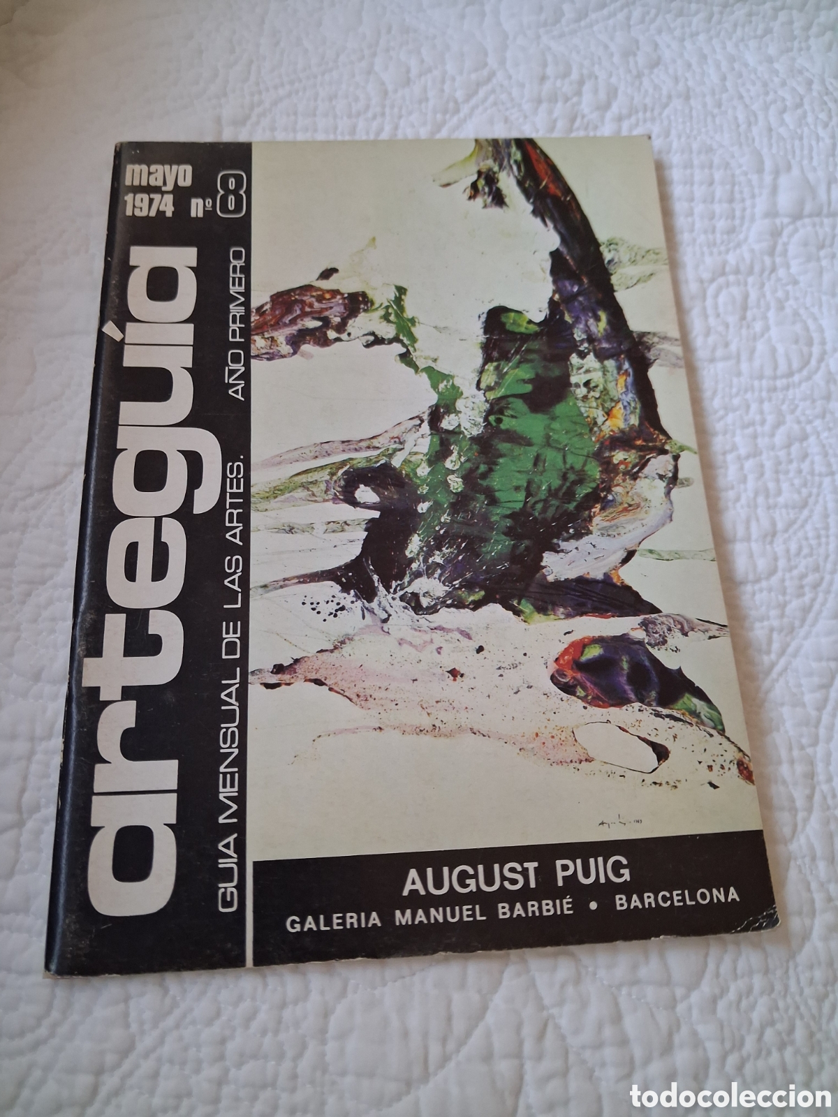 Arte: ARTEGUIA N&deg; 8 MAYO 1974.