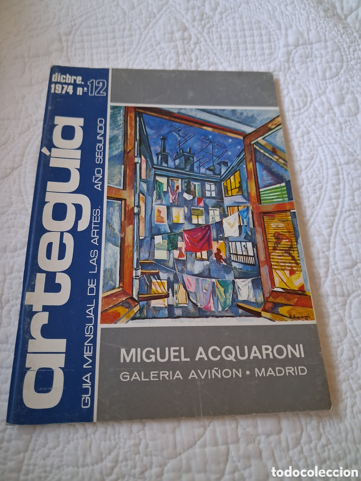 Arte: ARTEGUIA N&deg;12 DICIEMBRE 1974.