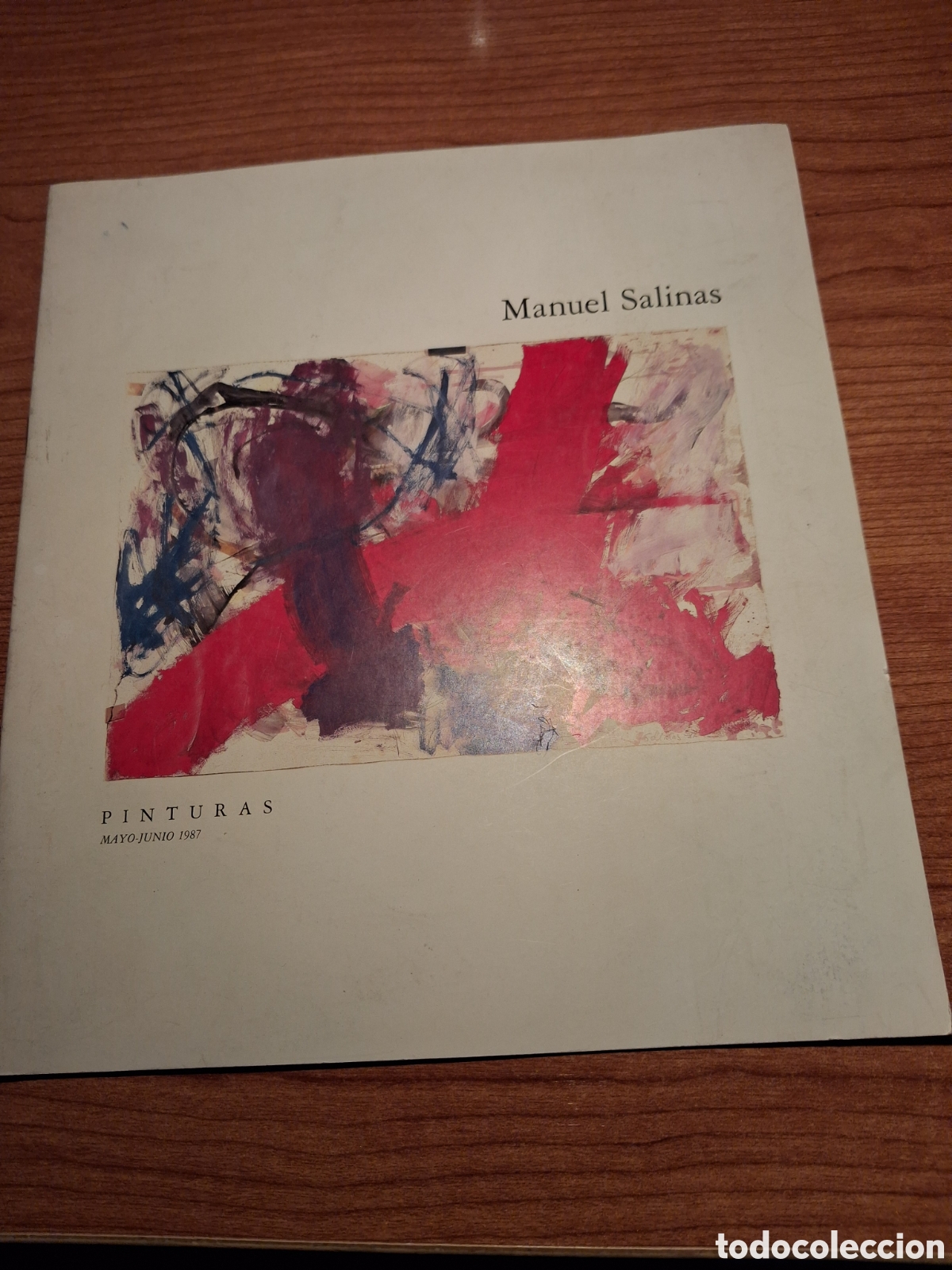 Arte: MANUEL SALINAS (PINTURAS) CATALOGO 1987.