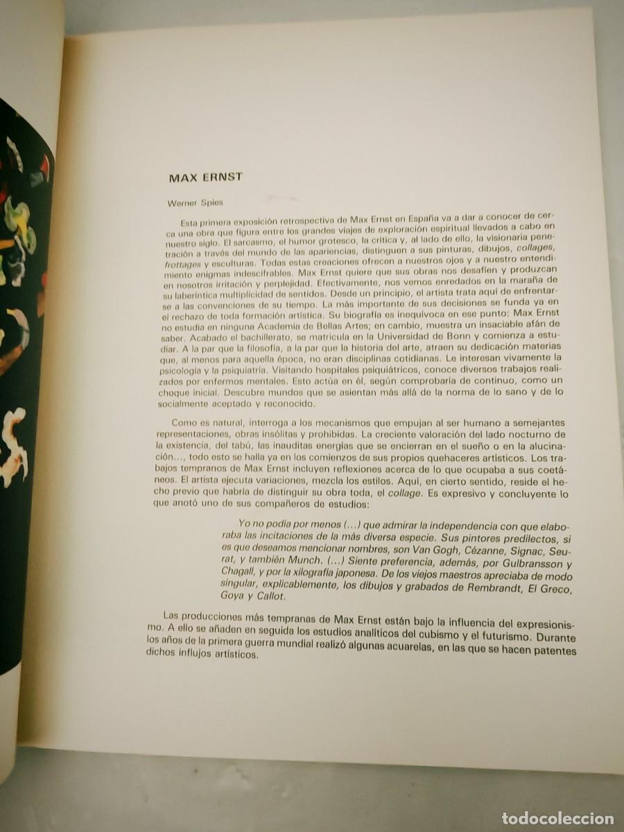 Arte: Max Ernst (Cat&aacute;logo exposici&oacute;n, Madrid 1986) - Foto 5