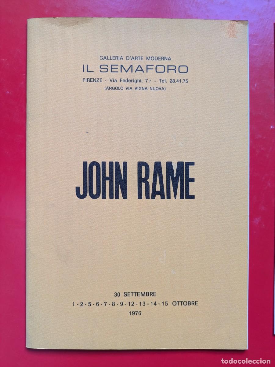 Arte: Cat&aacute;logo John Rame - Il Semaforo 1976
