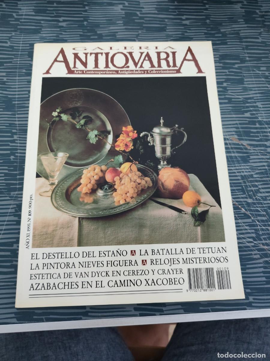Arte: GALER&Iacute;A ANTIQUARIA,ANTIGUEDADES,ARTE Y COLECCIONISMO,A&Ntilde;O XI,NUM.110,1993,94 P&Aacute;G,VER SUMARIO,LEER..