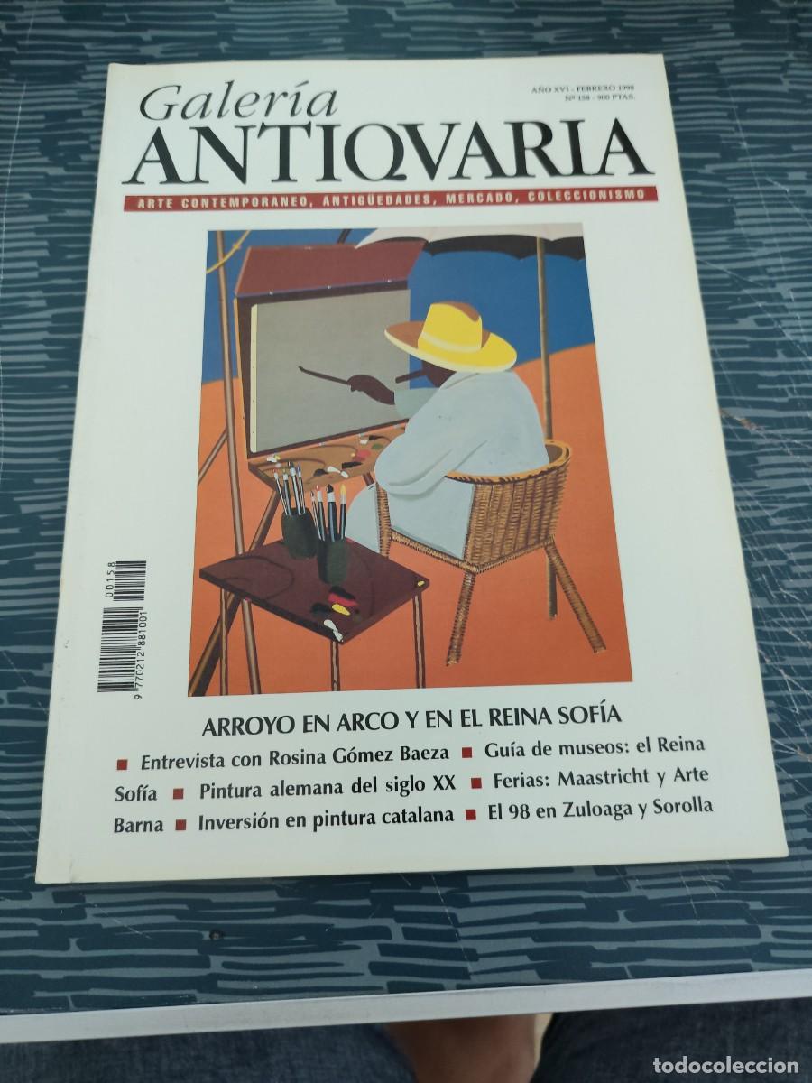 Arte: GALER&Iacute;A ANTIQUARIA,ANTIGUEDADES,ARTE, MERCADO,COLECCIONISMO,A&Ntilde;O XVI,NUM.158,1998,113 P&Aacute;G,VER SUMARIO