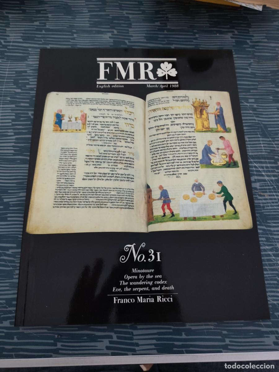Arte: FMR,NUM.31,VOL VII,MARCH/APRIL 1988,ENGLISH EDITION,VER FOTOS,LEER.