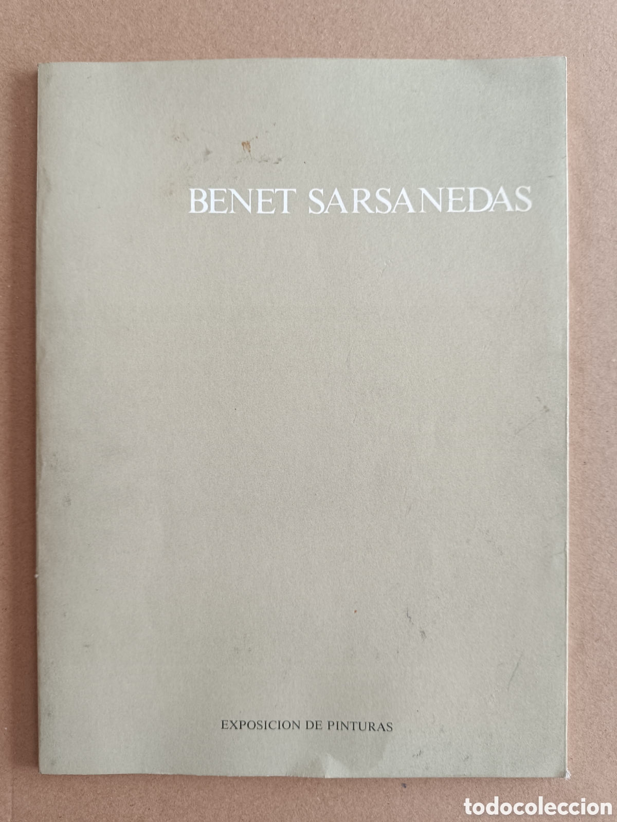 Arte: BENET SARSANEDAS. EXPOSICION DE PINTURAS SALA DE ARTE VAN DYCK GIJON 1987