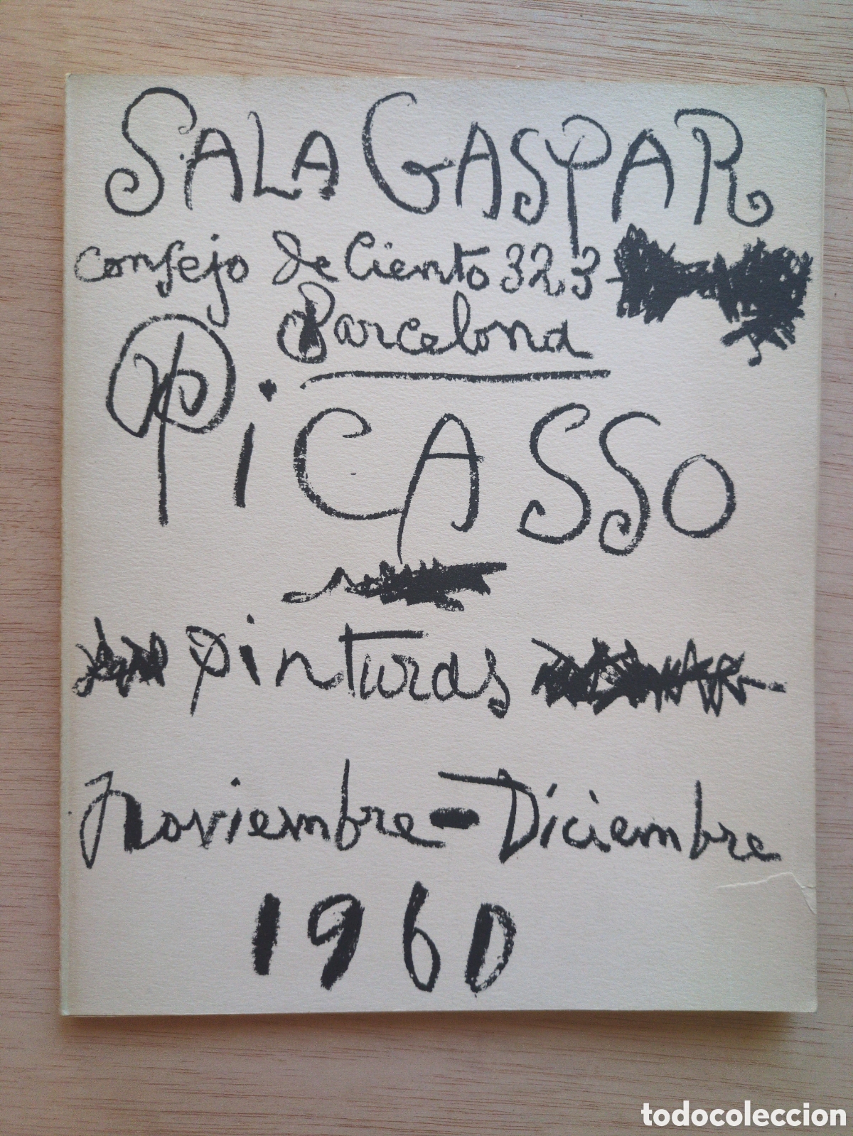 Arte: Cat&aacute;logo Picasso 30 cuadros in&eacute;ditos 1917-1960 Sala Gaspar 1960
