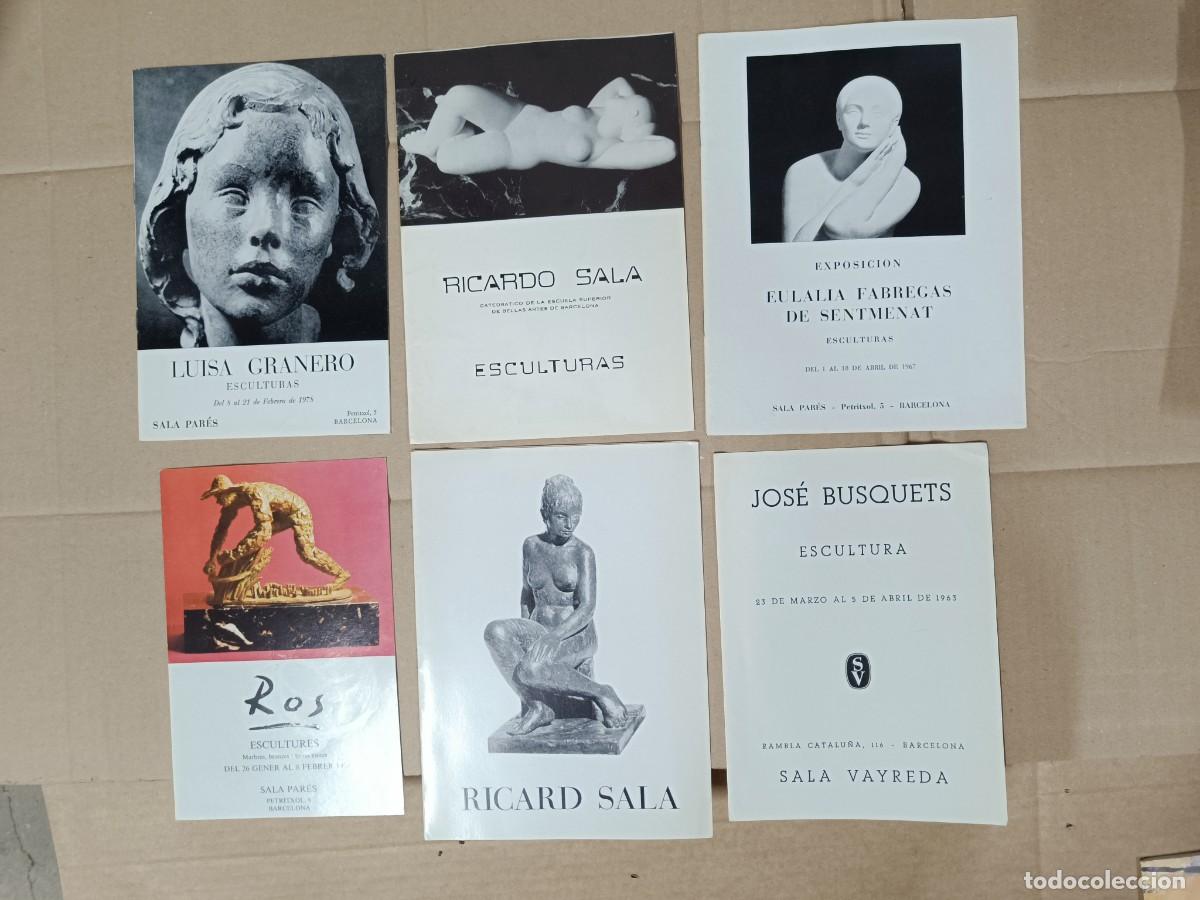 Arte: LOTE 6 ANTIGUOS CATALOGOS EXPOSICION ARTE ESCULTURA BARCELONA, ROS SALA BUSQUETS GRANERO FABREGA P29