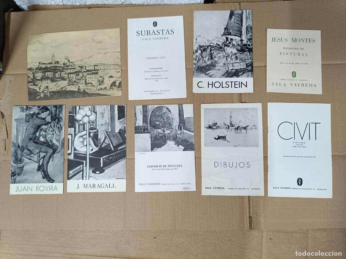 Arte: LOTE 9 ANTIGUOS CATALOGOS EXPOSICION ARTE PINTURA BARCELONA, ROVIRA MARAGALL MONTES SALA VAYREDA P29