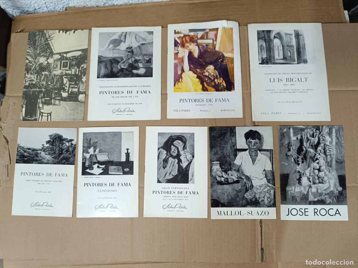 Arte: LOTE 9 ANTIGUOS CATALOGOS EXPOSICION ARTE PINTURA, ROCA RIGALT MALLOL SUAZO SALA PAR&Eacute;S BARCELONA P29
