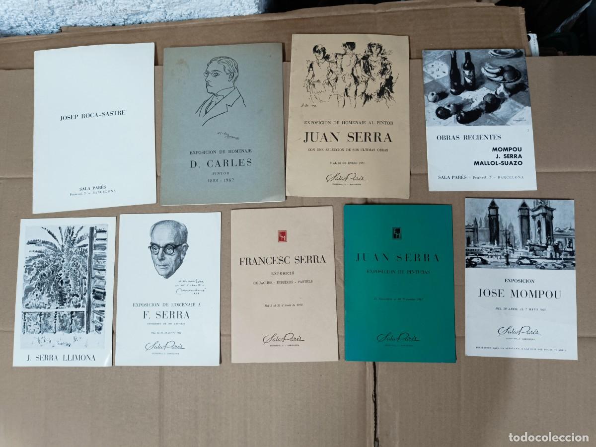 Arte: LOTE 9 ANTIGUOS CATALOGO EXPOSICION ARTE PINTURA, SERRA MOMPOU MALLOL SUAZO SALA PAR&Eacute;S BARCELONA P29