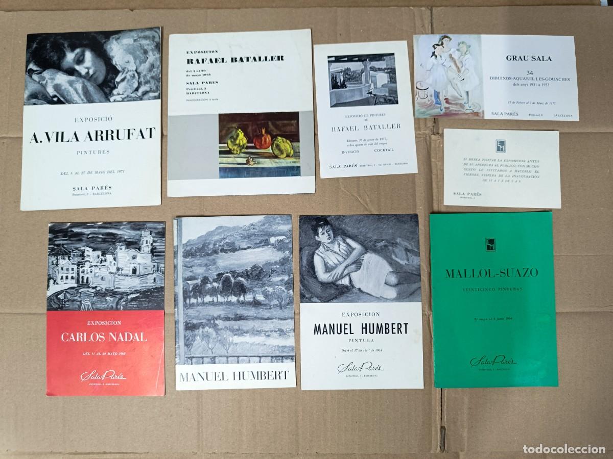 Arte: LOTE 8 ANTIGUOS CATALOGO EXPOSICION ARTE PINTURA, BATALLER HUMBERT M. SUAZO SALA PAR&Eacute;S BARCELONA P29