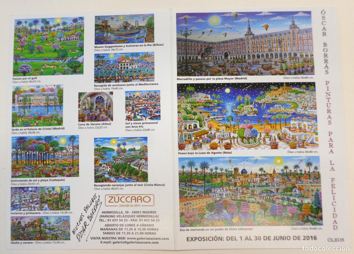 Arte: Cat&aacute;logo de Oscar Borras, firmado